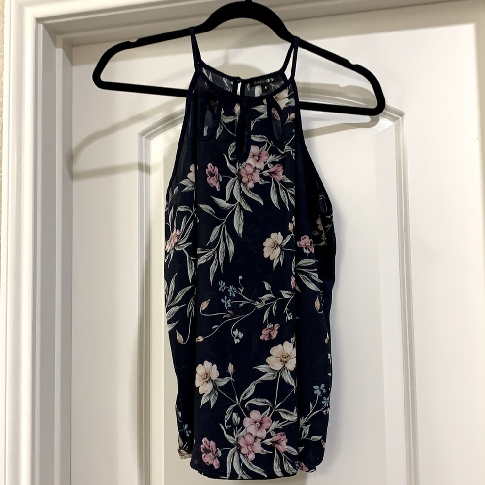 Papermoon Floral Halter Top size small